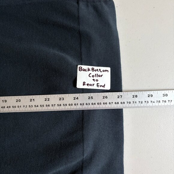 Zegna Sport Full Zip Cotton Blend Stretch Sweater - Men's Size XL - Dark Blue - Picture 10 of 10